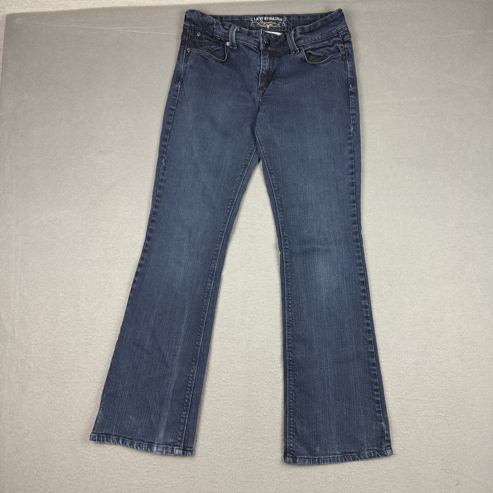 Levi's Strauss Womens Size 6 Blue Denim Bootcut Jeans Y2K Dark‎ Wash Western